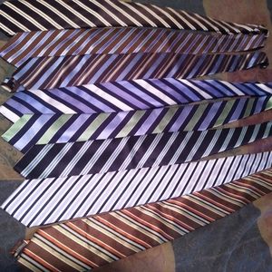 Brand name Stripe Ties for Sale.  3.5inches to 3.75inches